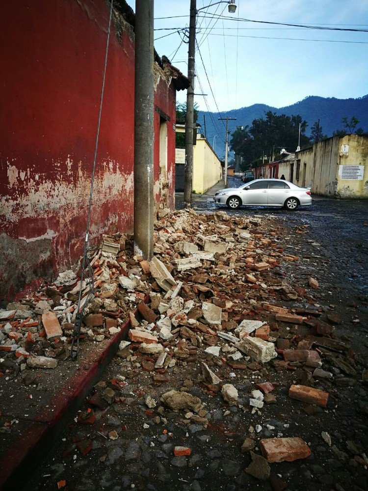 Guatemala 6.8 Büyüklüğünde Depremle Sarsıldı