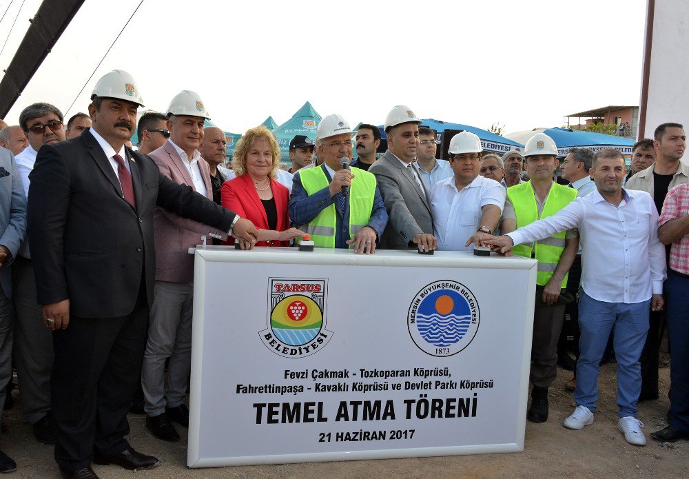 Tarsus’ta 3 Köprünün Temeli Atıldı