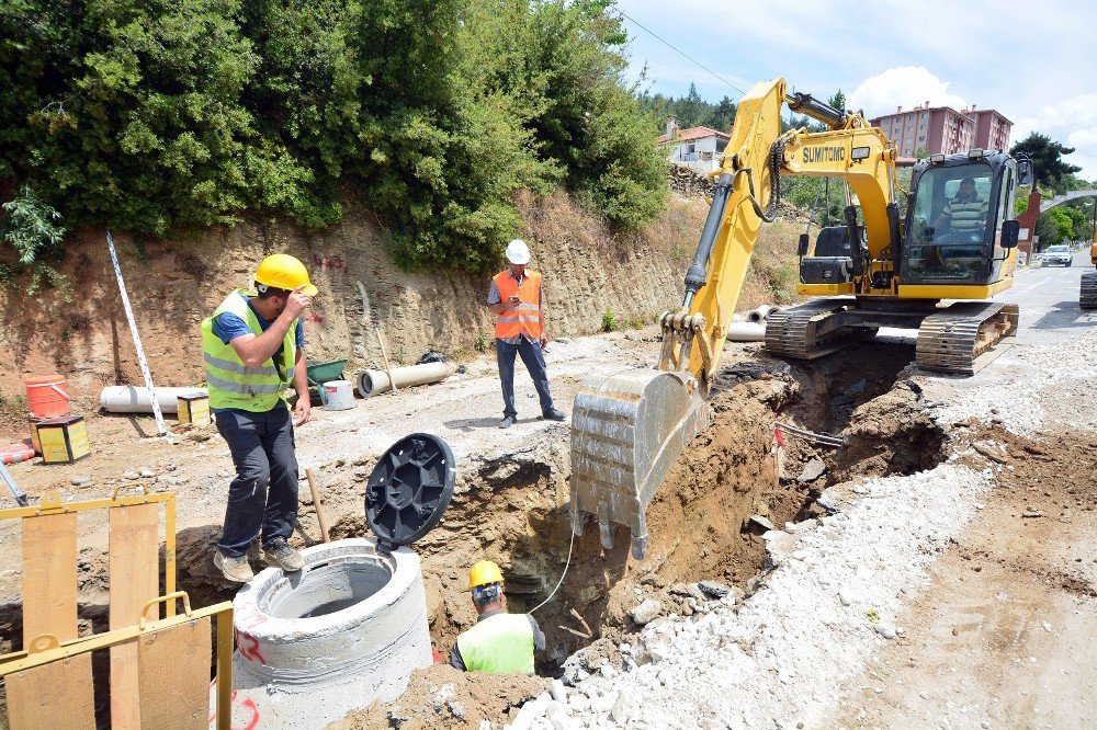 Modern Kanalizasyon Hattının 3 Kilometresi Tamamlandı