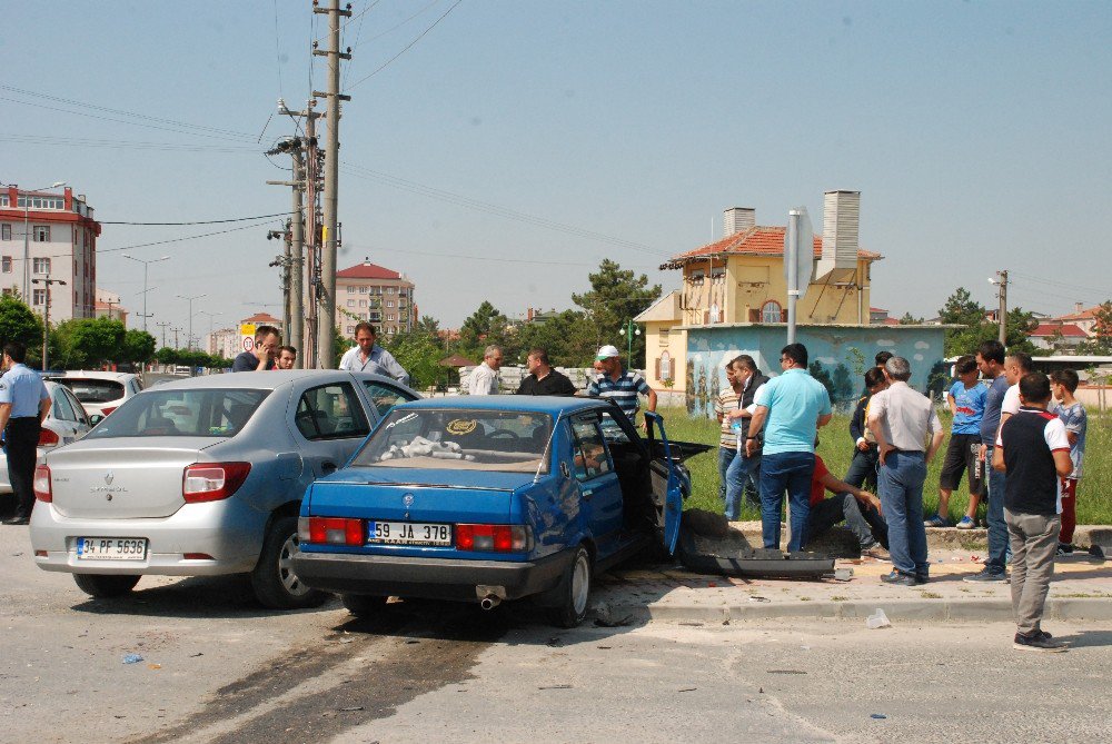 Tekirdağ’da Trafik Kazası: 1 Yaralı