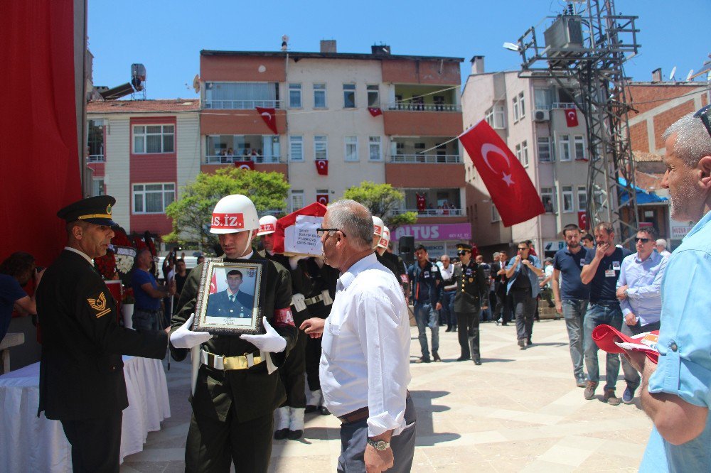 Samsun Şehidini Uğurladı