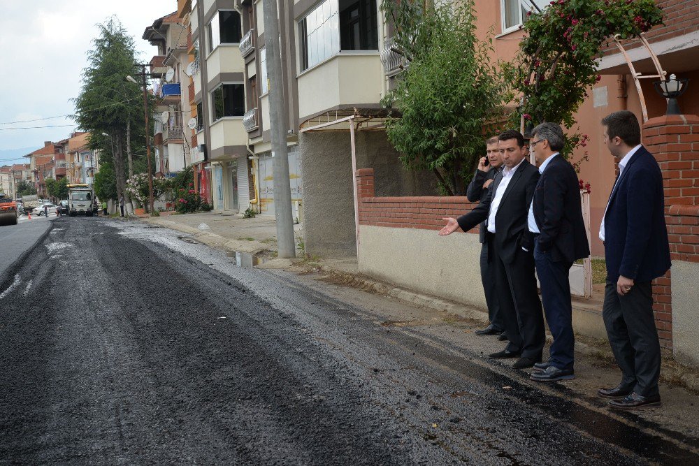 Başkan Bakıcı Çalışmaları Yakından Takip Ederek İncelemelerde Bulundu