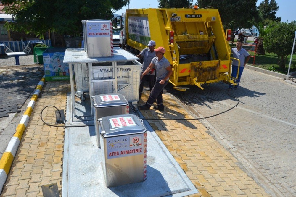 Ayvalık’ta Çöp Toplama Da Yeni Dönem