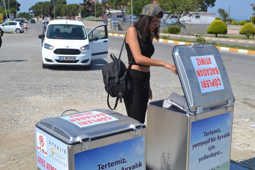 Ayvalık’ta Çöp Toplama Da Yeni Dönem