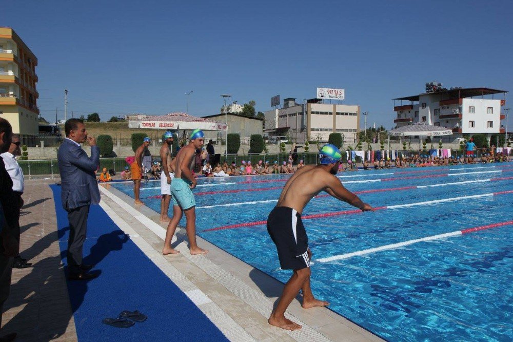 Toroslar’da Yüzme Kurslarının Açılışı Yapıldı