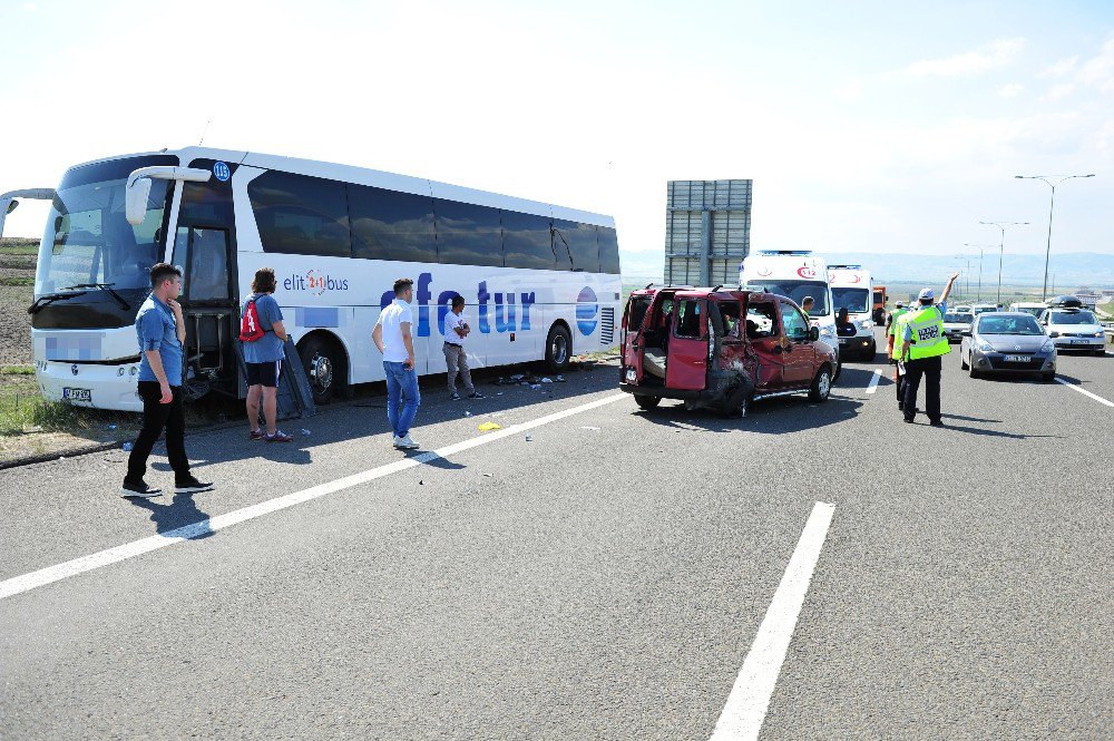 Ankara-istanbul Otobanında Zincirleme Kaza: 6 Yaralı