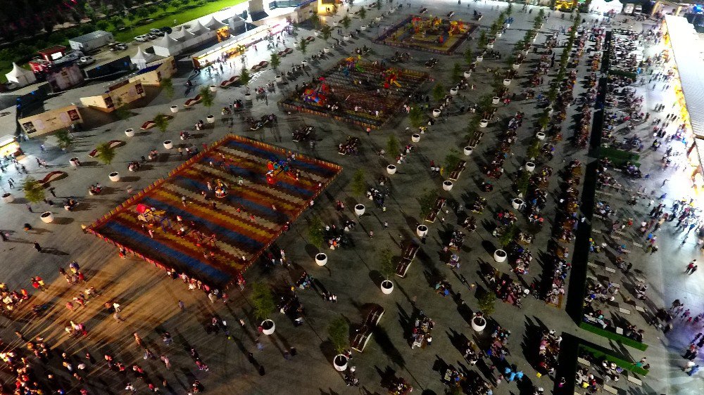 İbb’nin Maltepe Ramazan Ayı Etkinlik Alanı Havadan Görüntülendi