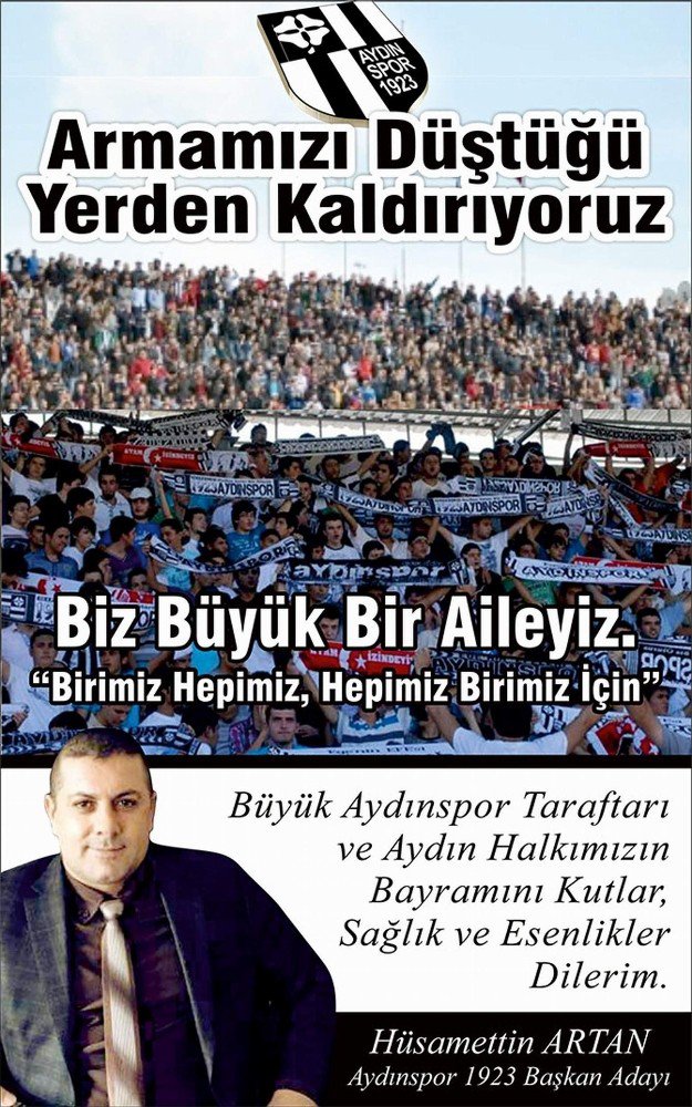 Aydınspor 1923 Başkan Adayı Artan’dan Zaman Uyarısı