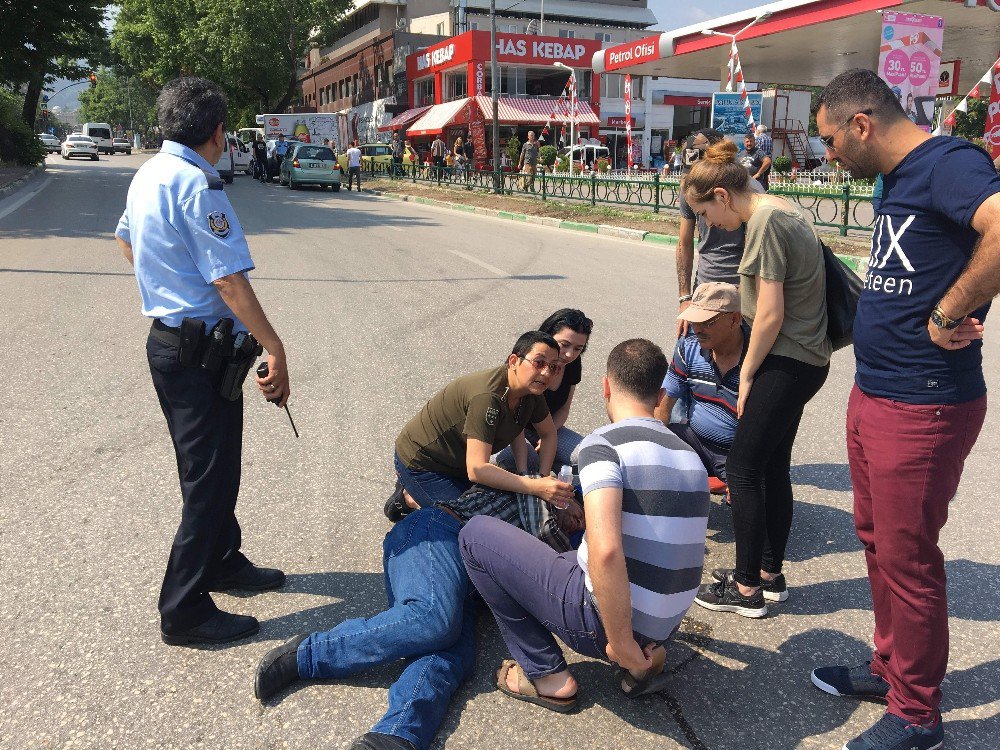 Bursa’da Bayan Sürücünün Gözyaşları