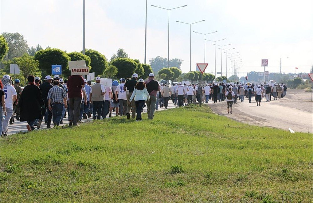 Kartal Belediye Başkanı Op. Dr. Altınok Öz Adalet Yürüyüşü’nde