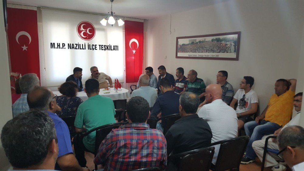 Mhp’nin Yeni İlçe Teşkilatı Bayramlaştı