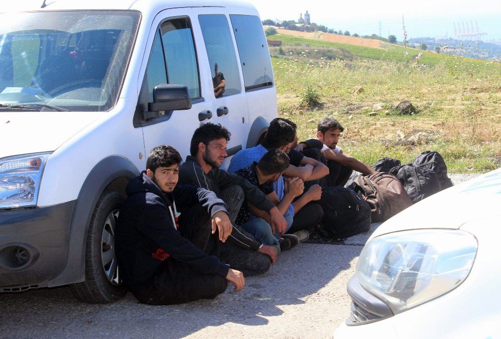 Tekirdağ’da 7 Yabancı Uyruklu Şahıs Yakalandı