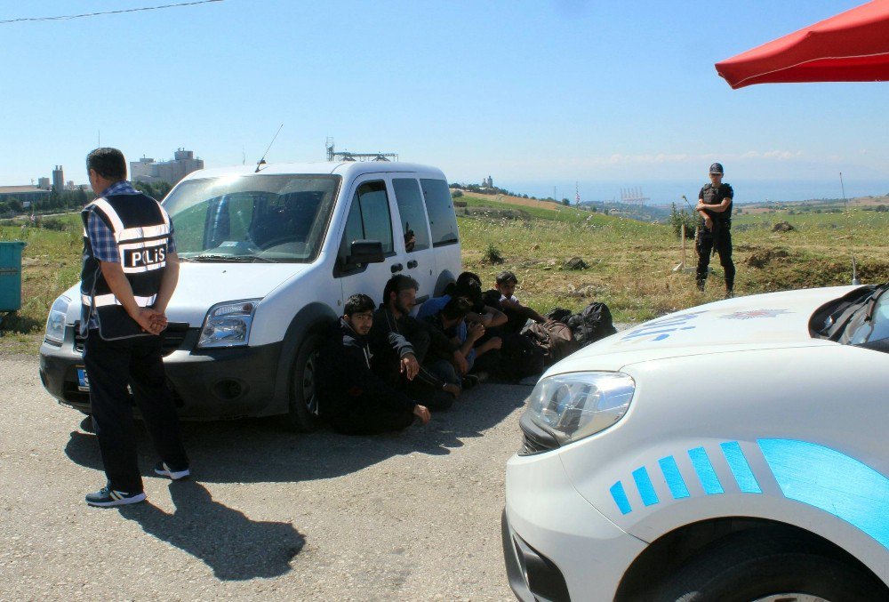 Tekirdağ’da 7 Yabancı Uyruklu Şahıs Yakalandı