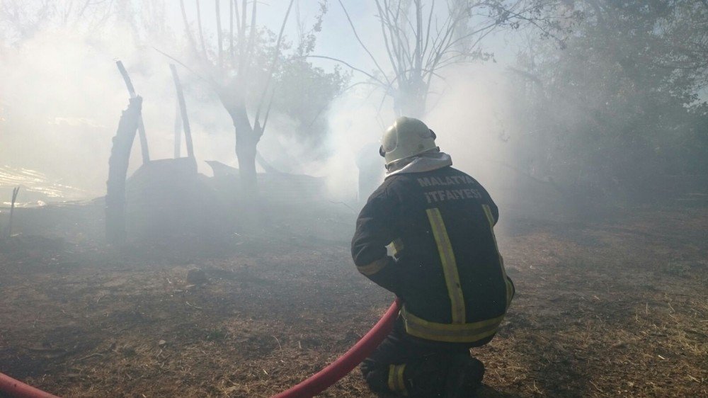 Malatya’da Korkutan Yangın