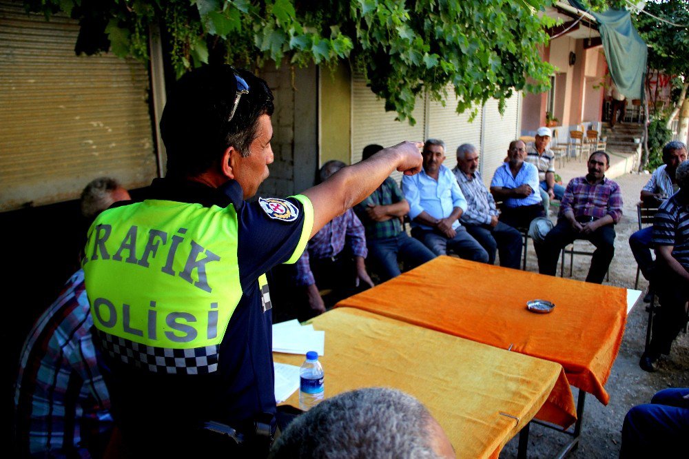 Sarıgöl’de Çiftçilere Trafik Eğitimi