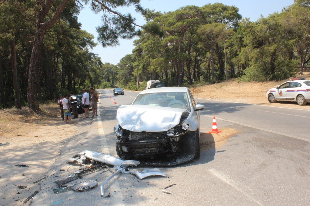 Manavgat’ta Trafik Kazası: 1 Yaralı