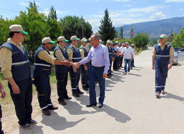 Nazilli’de Yangın Ekipleri 24 Saat Nöbette