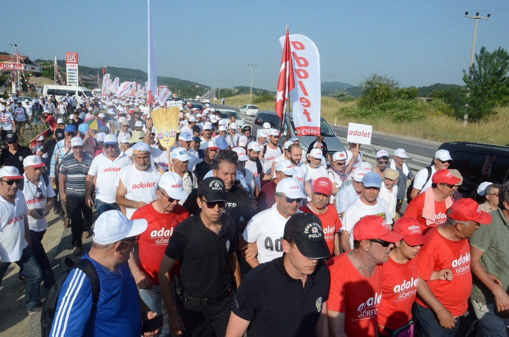 Kılıçdaroğlu, Adalet Yürüyüşünün 15. Gününü Tamamladı