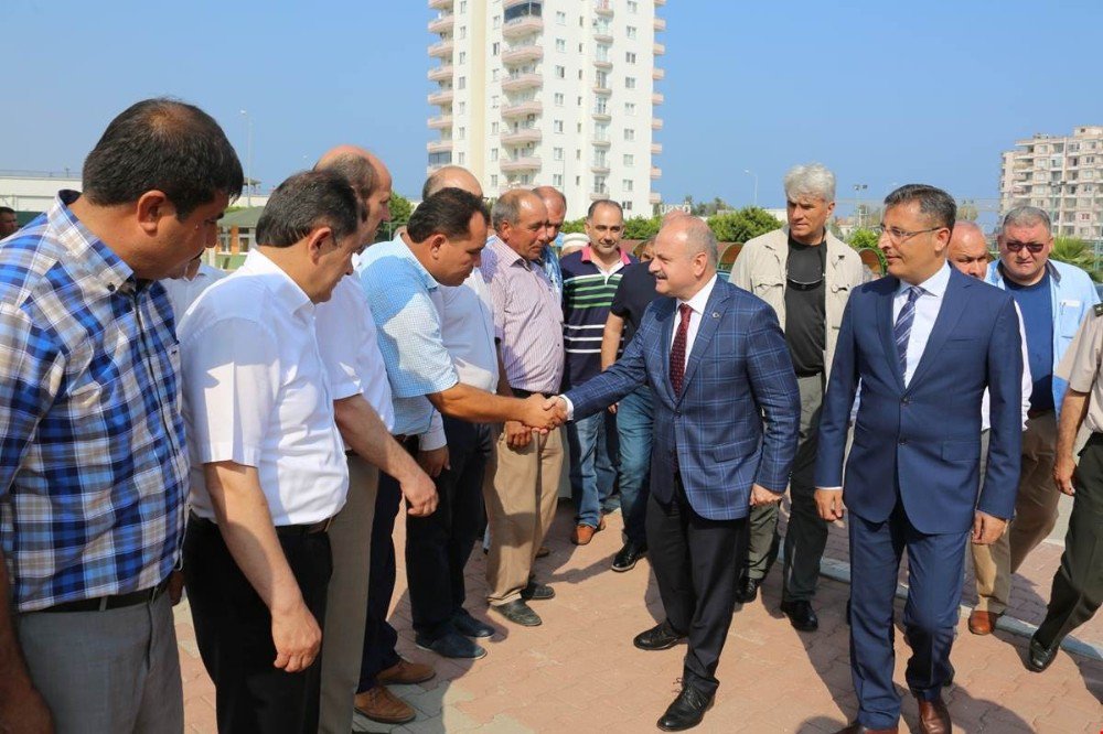 Vali Çakacak’ın Mersin’e Veda Ziyaretleri Sürüyor