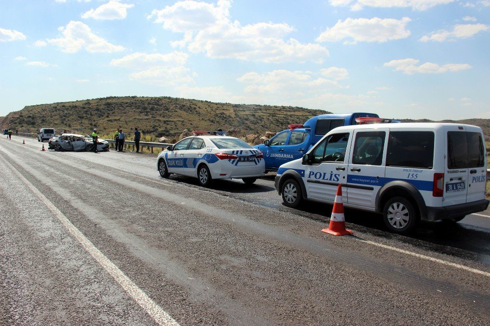 Kayseri’de Feci Kaza: 2 Ölü 3 Ağır Yaralı