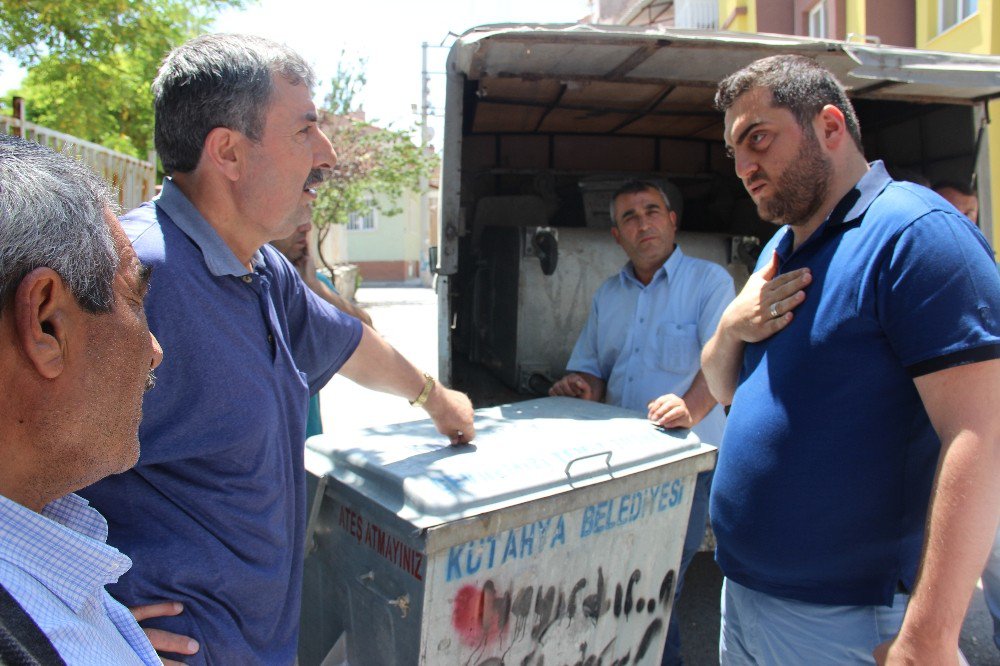 Kütahya’da ’Çöp Konteyneri’ Gerginliği