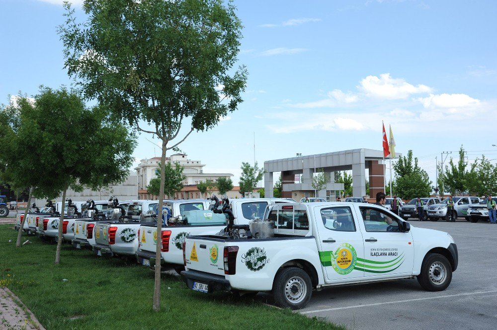 Konya’nın Tamamında Haşere İle Mücadele Çalışması Yapılıyor