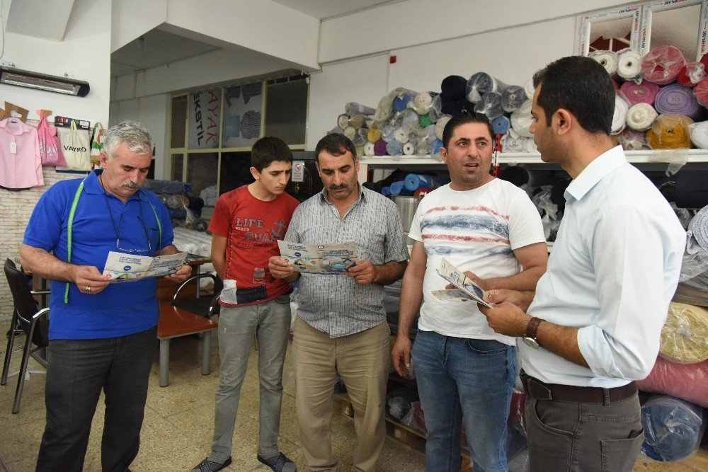 Şahinbey Belediyesi Tekstil Kent Esnafını Bilgilendirdi