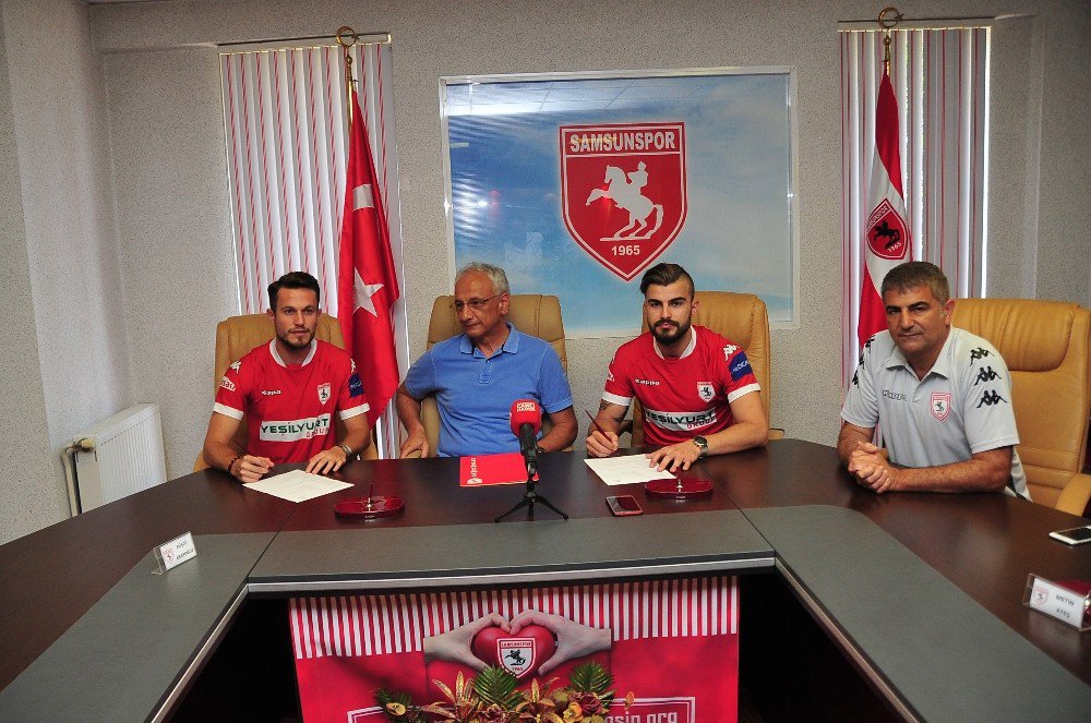 Samsunspor’da Çifte İmza