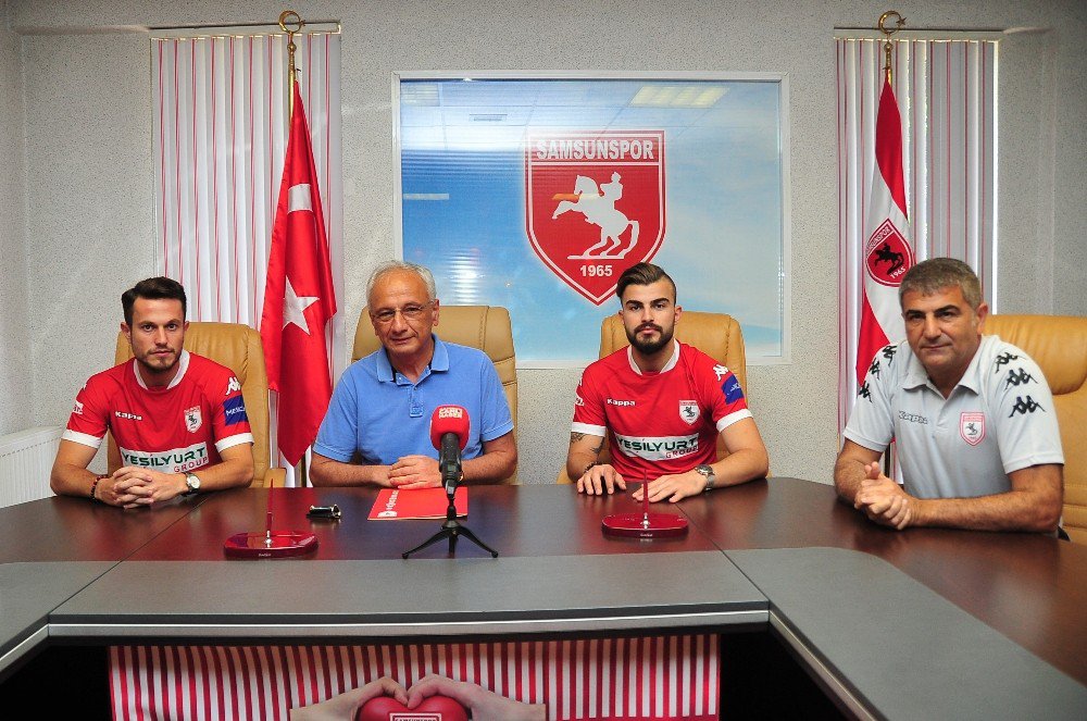 Samsunspor’da Çifte İmza