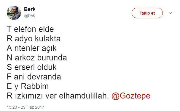 Göztepe’de “Aşık Atışması” Gibi Yazışma