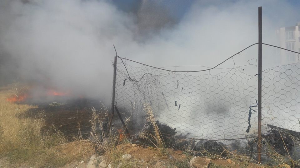 Adıyaman’da Hurdalık Yangını