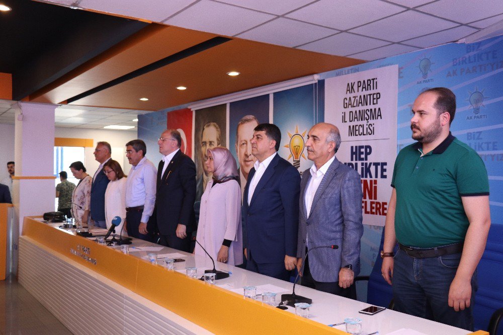 Gaziantep Ak Parti İl Meclis Toplantısından 15 Temmuz Kararı