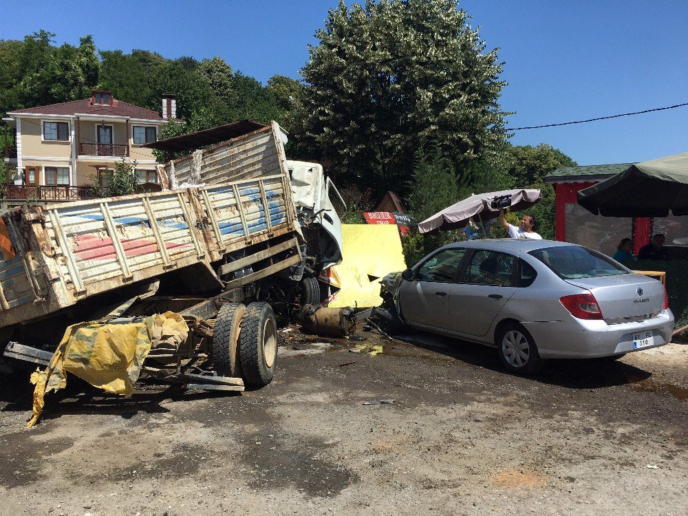 Beykoz’da Faciaya Ramak Kaldı