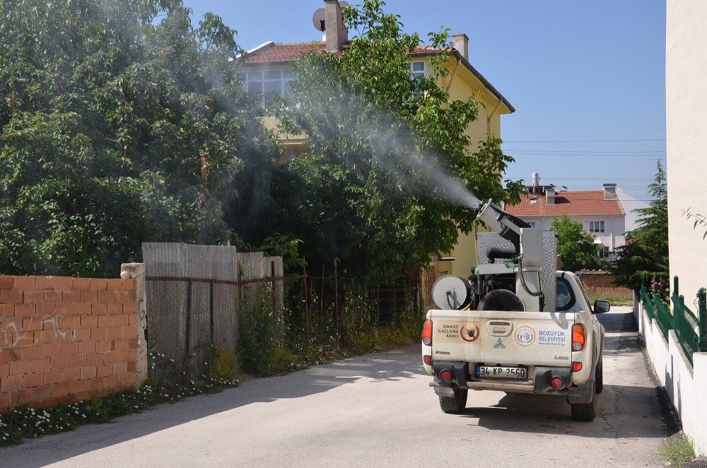 Bozüyük’te İlaçlama Çalışmaları Devam Ediyor