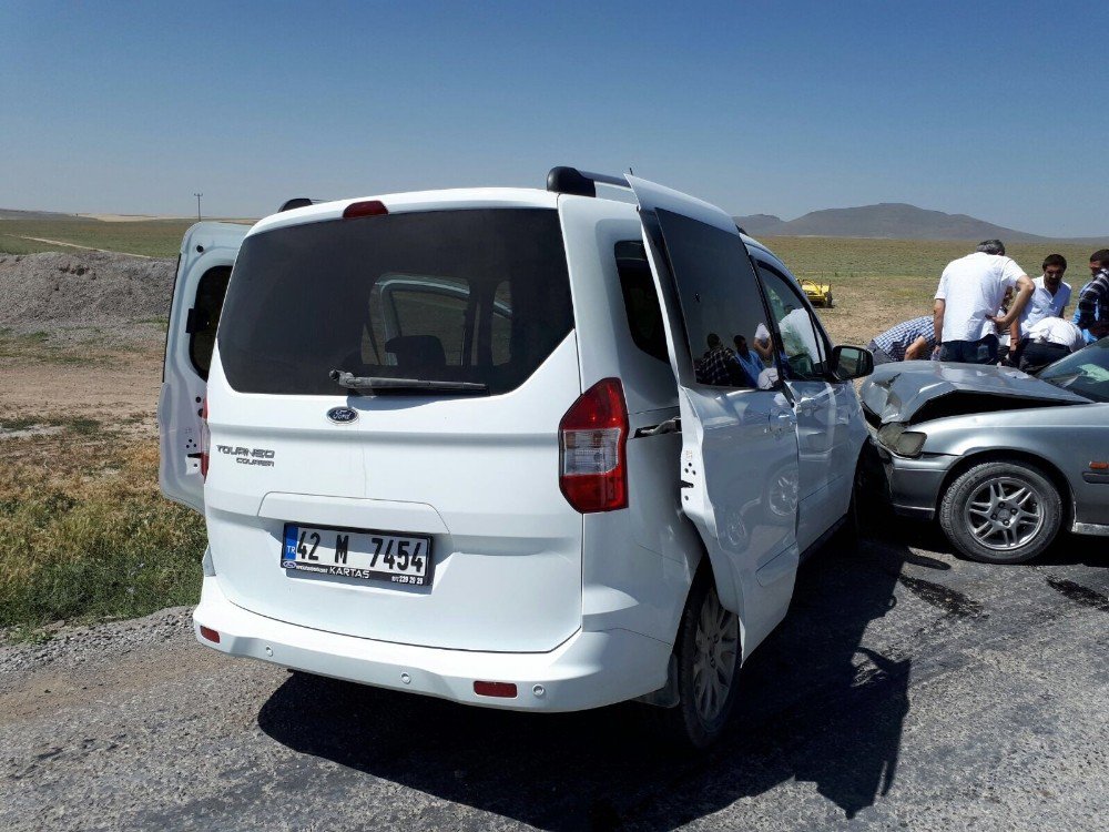 Kulu’da Trafik Kazası: 1 Yaralı