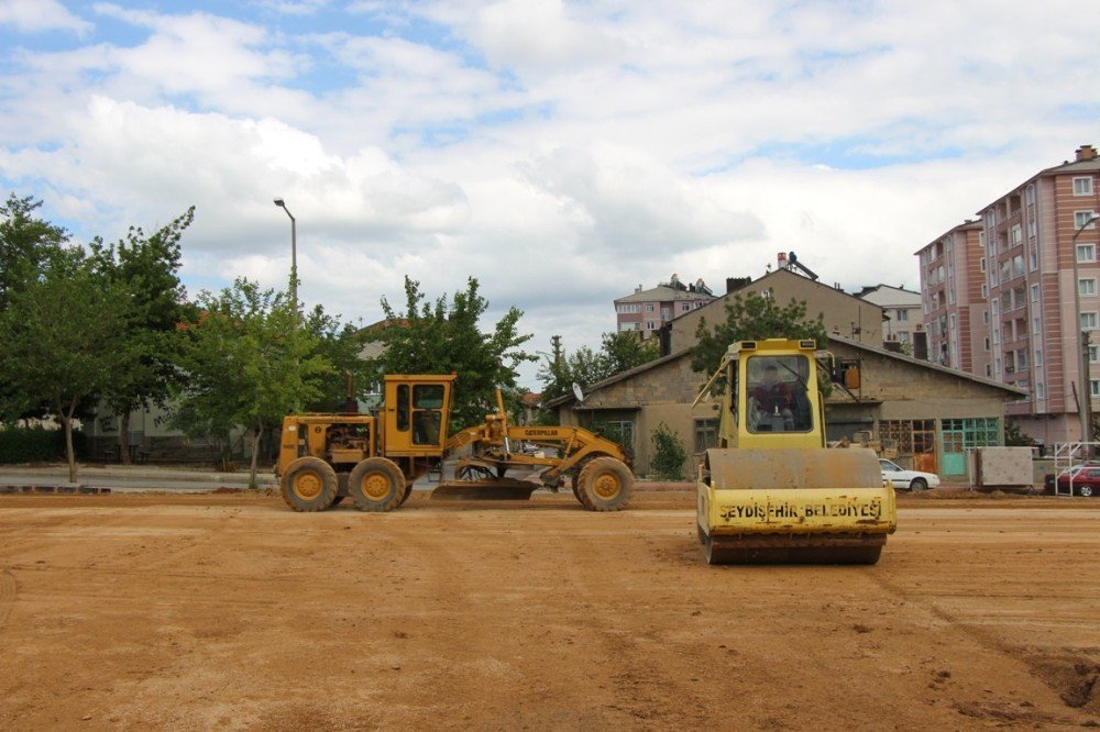 Seydişehir’de Otopark Çalışmaları Başladı