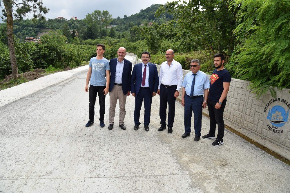 İlk Defa Kuru Beton Tekniğiyle Yol Çalışması Yaptılar