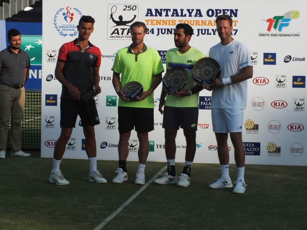 Atp Dünya Turu’nun Yeni Turnuvası Antalya Open’da Çiftler Şampiyonu Robert Lindstedt/asiam-uı-haq Qureshi Oldu