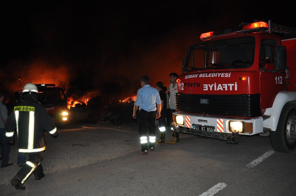 Simav’da Hurdalık Yangını