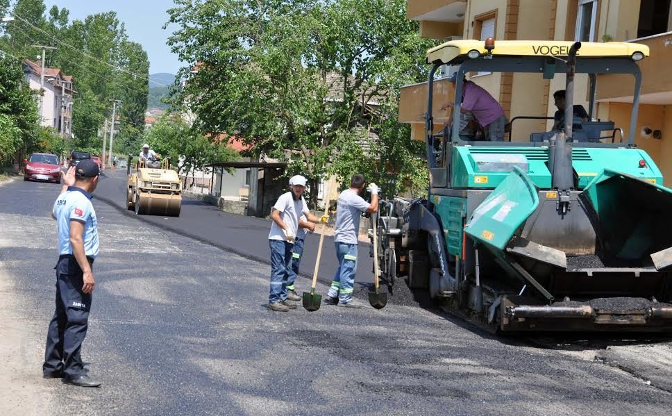 Kdz. Ereğli Belediyesi, Finişerli Sıcak Asfalta Başladı