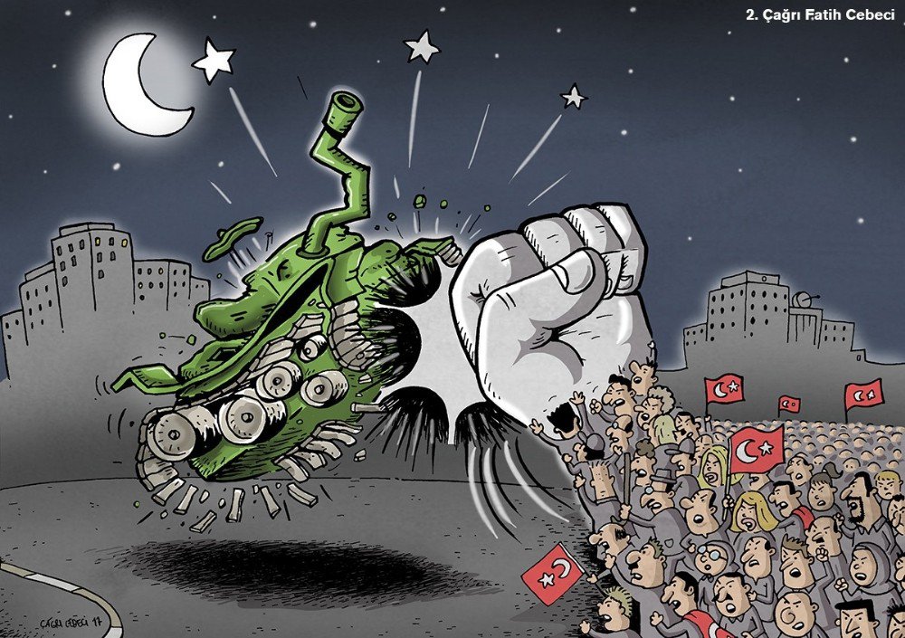 15 Temmuz Konulu Karikatür Yarışması Sonuçlandı