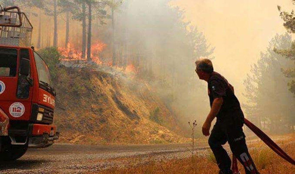 Anamur’daki Orman Yangını