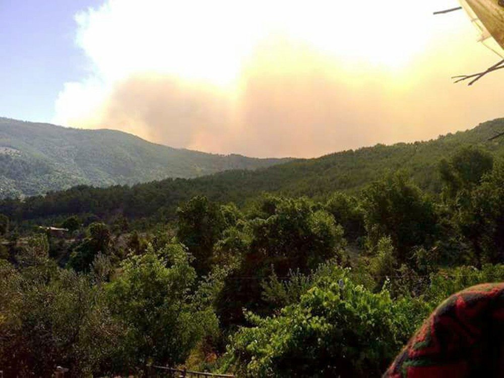 Anamur’da Orman Yangını