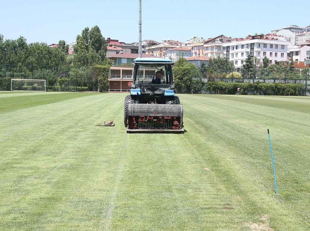 Can Bartu Tesisleri De Hibrit Çim Sistemine Geçiyor