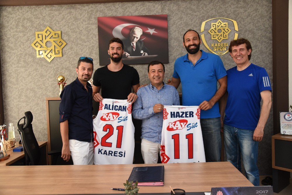 Karesispor Hazer Avcı Ve Alican Güney’i Renklerine Bağladı