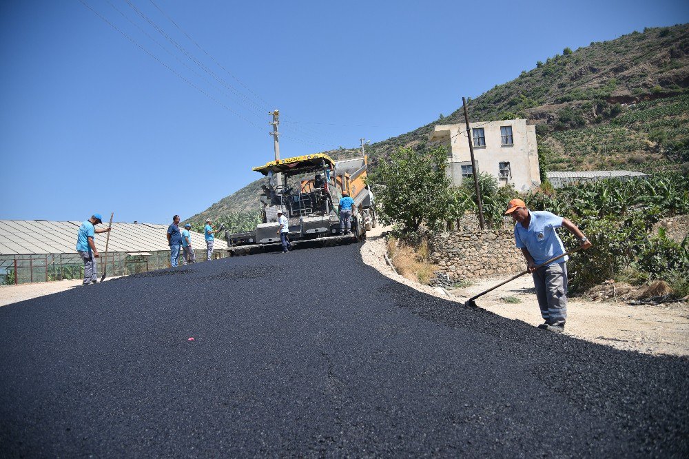 Alanya Belediyesi’nden Yaylalarda Asfalt Seferberliği