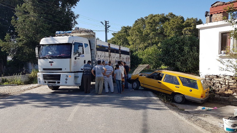 Manavgat’taki Kaza Ucuz Atlatıldı