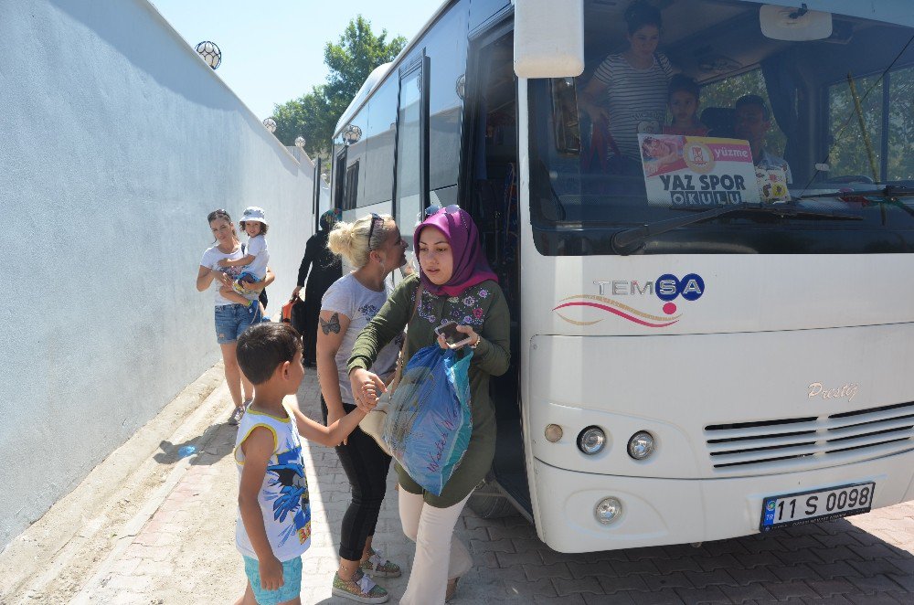 Bilecik’te Yaz Spor Okullarında Yüzme Kursları Başladı