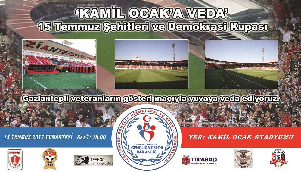 Kamil Ocak Stadyumu’na Veda Kupası Düzenleniyor