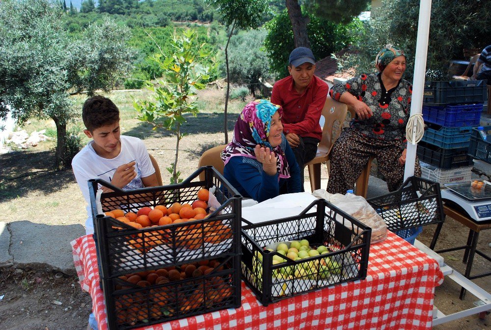 Kemer Köy Pazarı Ziyaretçilerini Bekliyor